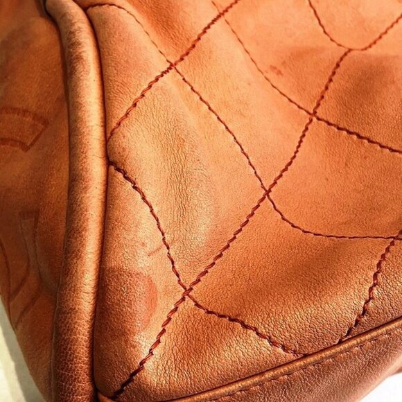 CHANEL Beige Logo Shoulder Bag - Picture 9 of 9